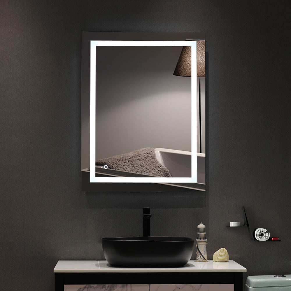 4 Size Bathroom LED Vanity Mirror Wall Mounted Makeup Mirror with Light (Horizontal/Vertiacl)