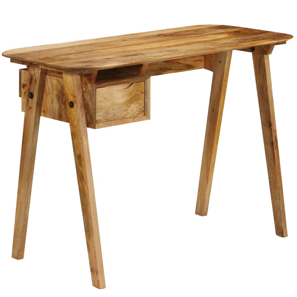 Writing Desk 43.3"x19.7"x29.9" Solid Mango Wood