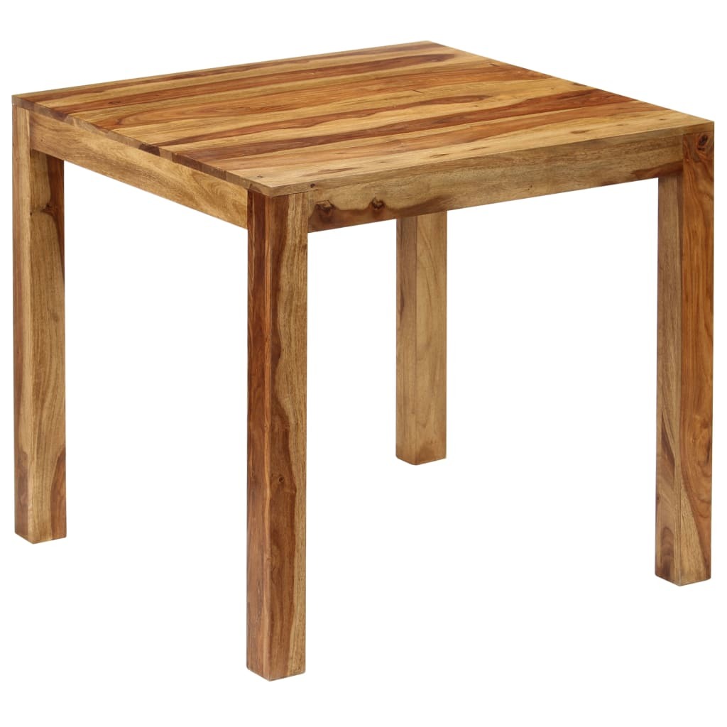 Dining Table Solid Sheesham Wood 32.3"x31.5"x29.9"