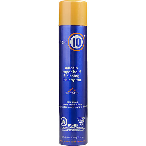 ITS A 10 by It's a 10 MIRACLE SUPER HOLD FINISHING SPRAY PLUS KERATIN 10 OZ