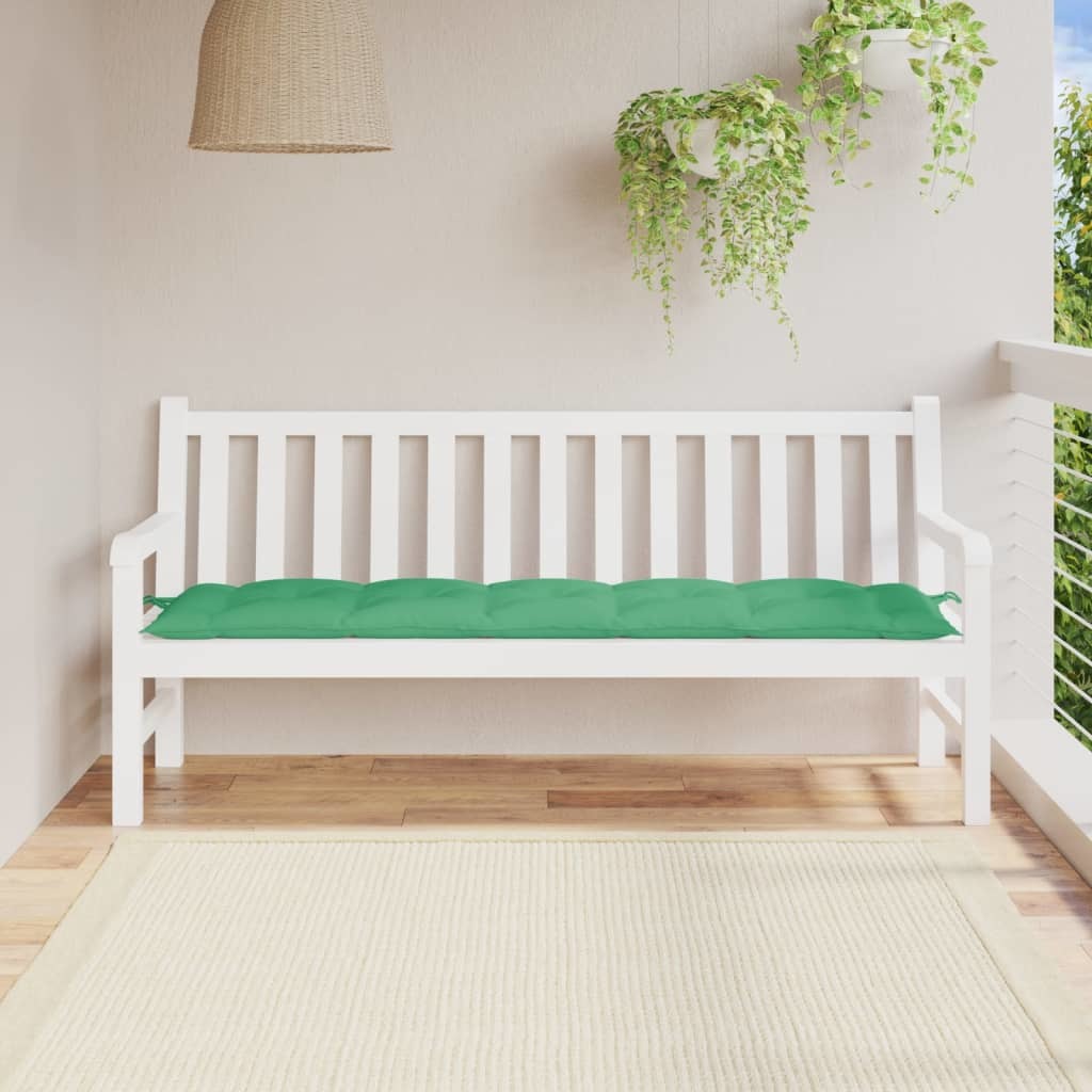 Garden Bench Cushion Green 70.9"x19.7"x2.8" Oxford Fabric