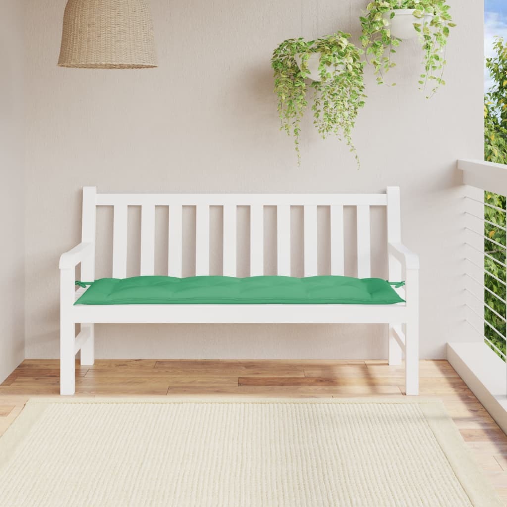 Garden Bench Cushion Green 59.1"x19.7"x2.8" Oxford Fabric