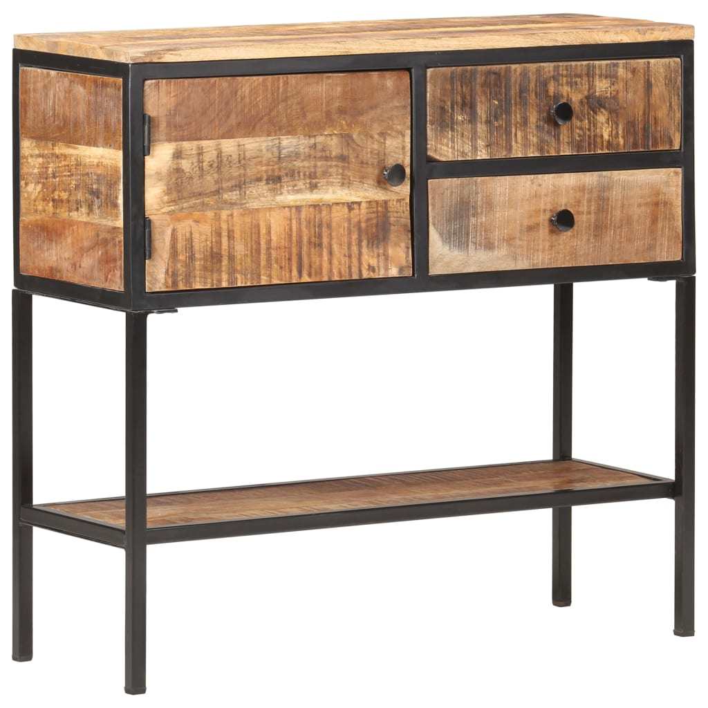 Sideboard 33.5"x11.8"x31.5" Rough Mango Wood