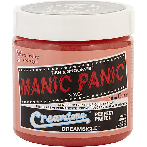 MANIC PANIC by Manic Panic CREAMTONE PERFECT PASTEL SEMI-PERMANENT HAIR COLOR CREAM - # DREAMSICLE 4 OZ