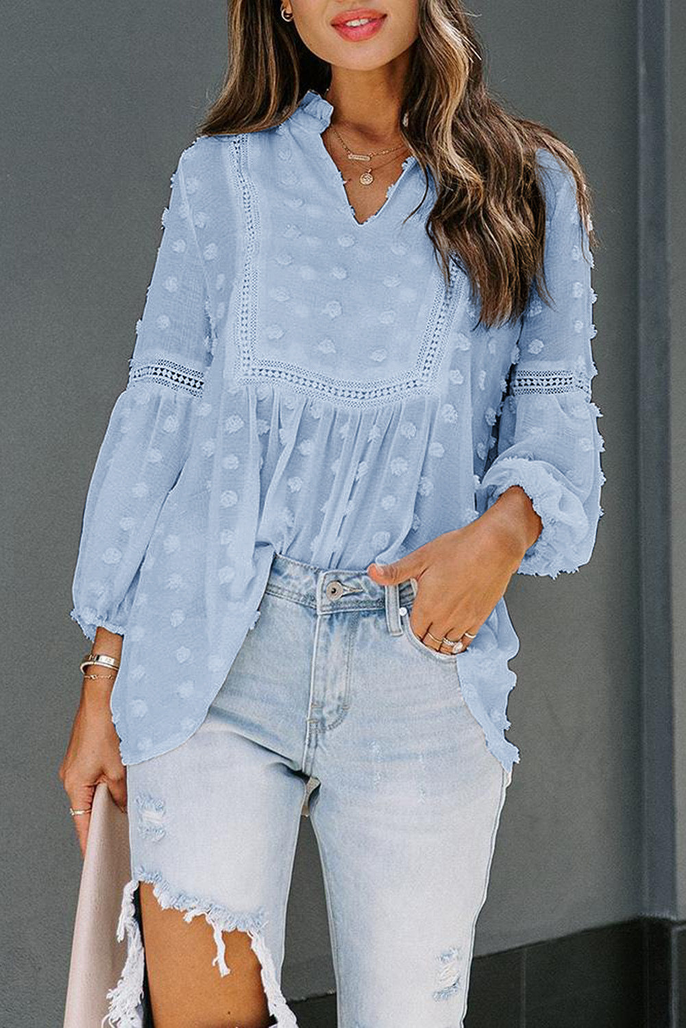 Charming Ruffle Chiffon Blouse