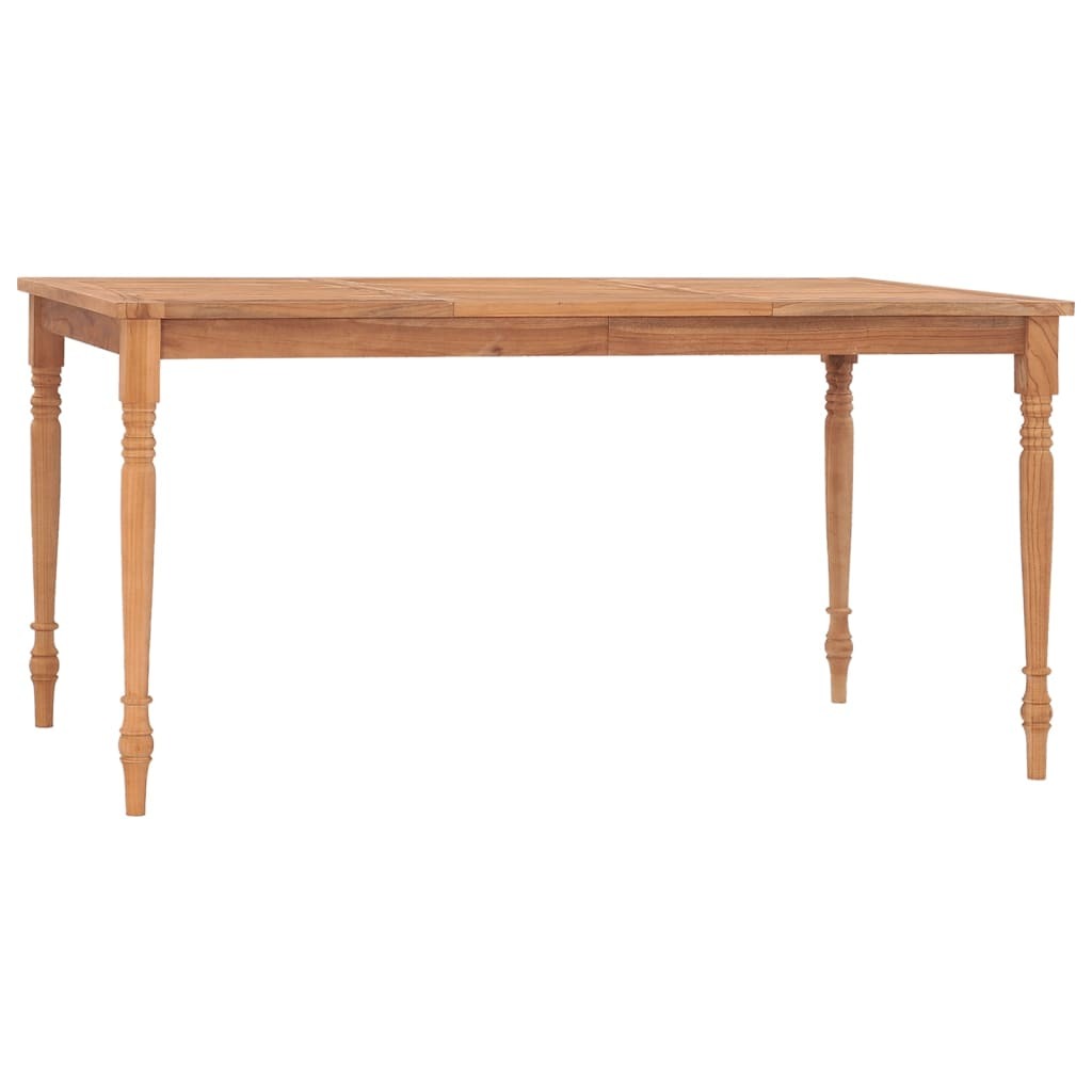 Batavia Table 59.1"x35.4"x29.5" Solid Teak Wood