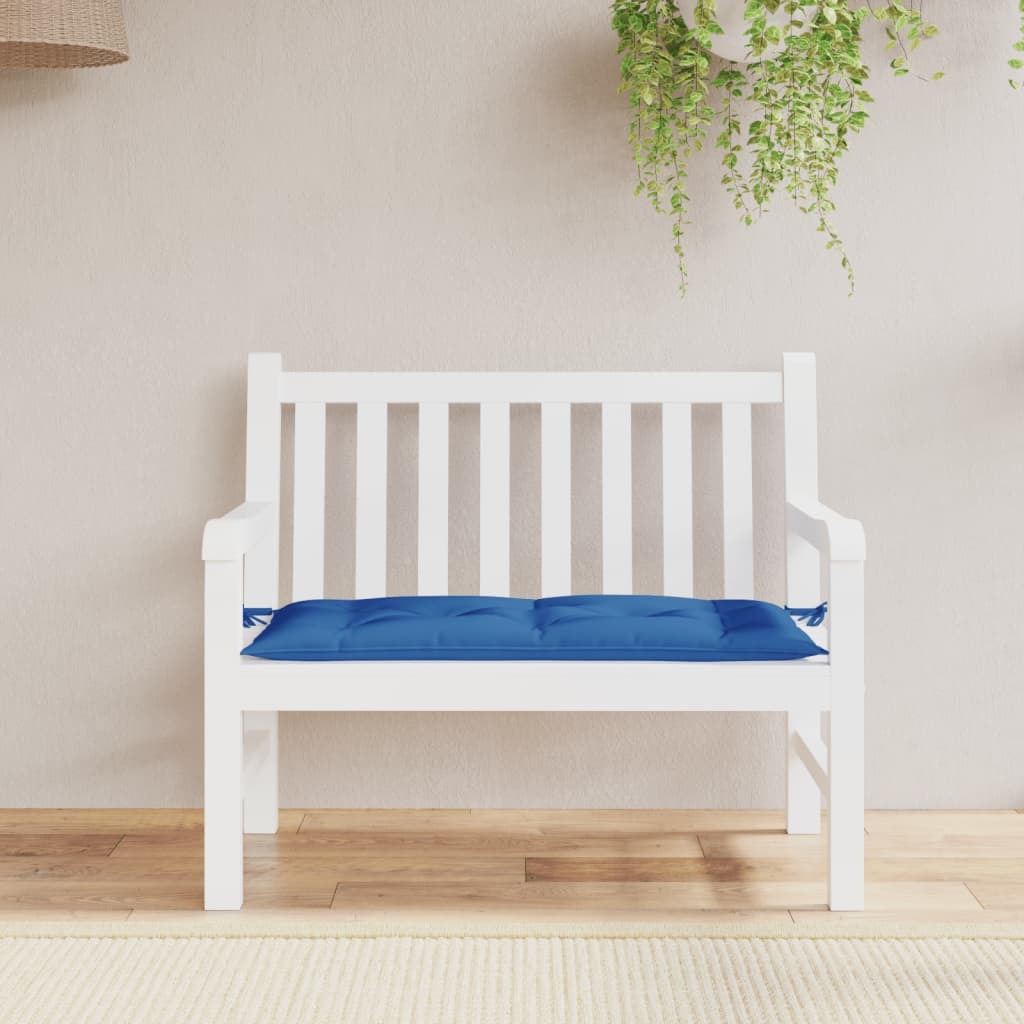 Garden Bench Cushion Blue 39.4"x19.7"x2.8" Oxford Fabric