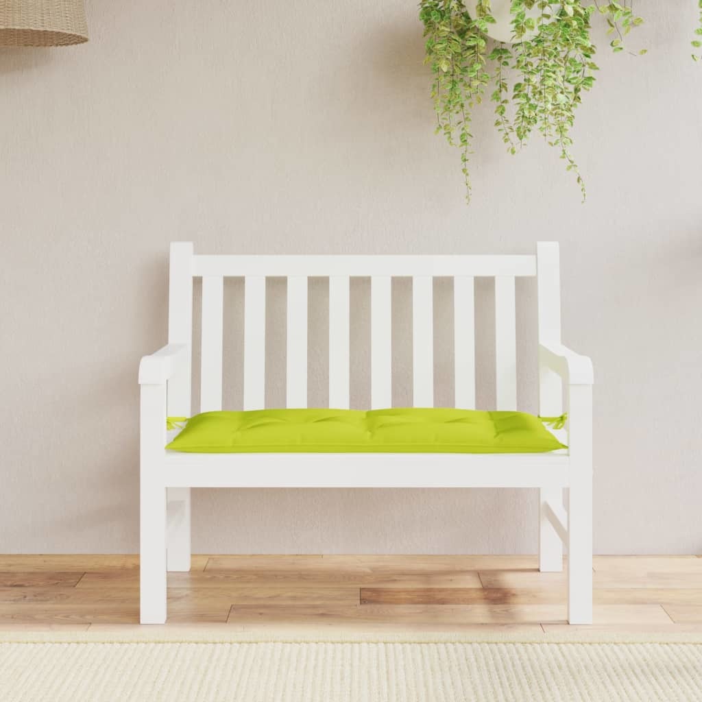 Garden Bench Cushion Bright Green 39.4"x19.7"x2.8" Oxford Fabric