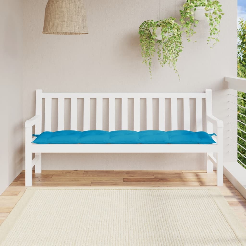 Garden Bench Cushion Light Blue 70.9"x19.7"x2.8" Oxford Fabric