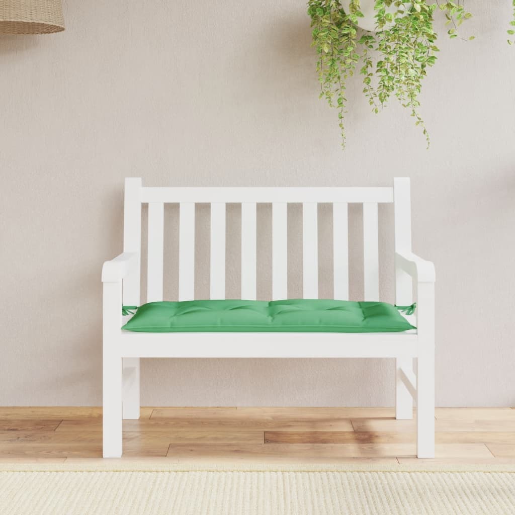 Garden Bench Cushion Green 43.3"x19.7"x2.8" Oxford Fabric