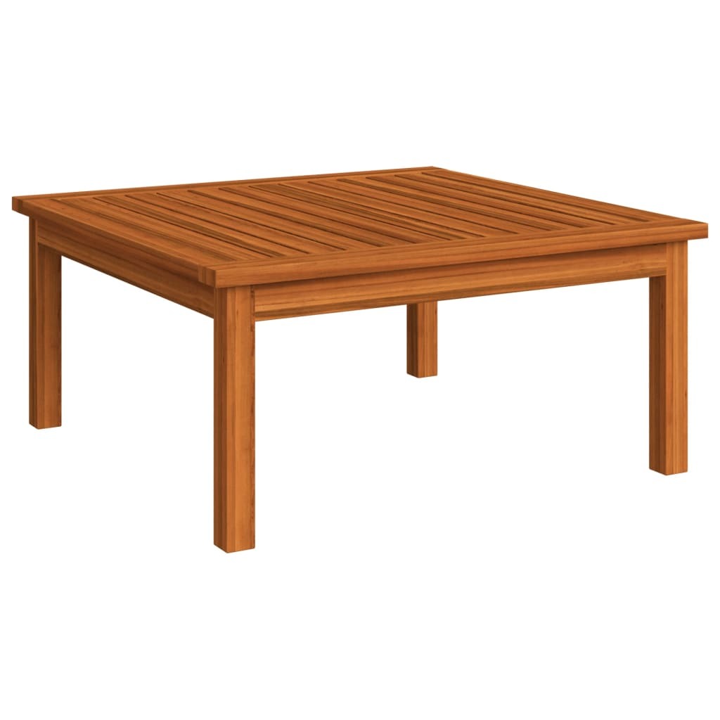 Patio Lounge Table 24.8"x24.8"x11.8" Solid Acacia Wood