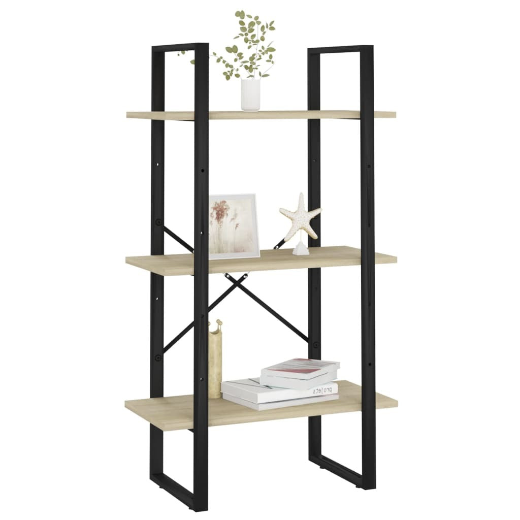 Storage Shelf Sonoma Oak 23.6"x11.8"x41.3" Engineered Wood