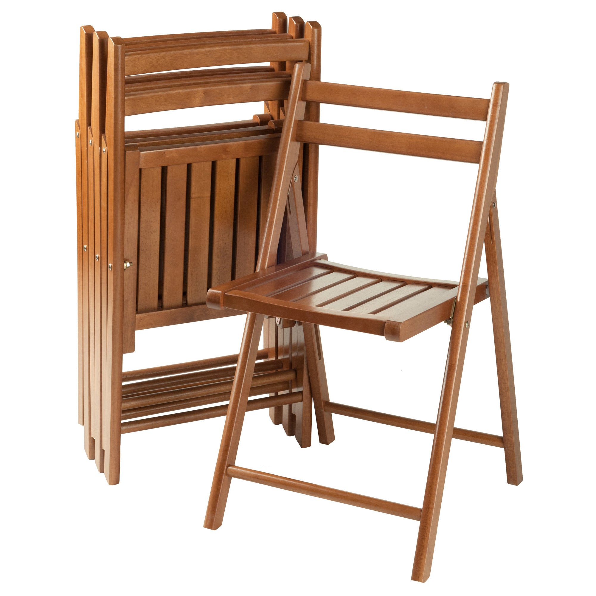 Robin 4-PC Folding Chair Set Teak