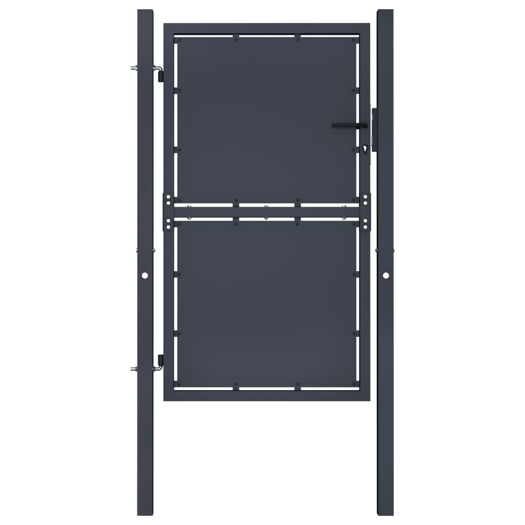 Garden Gate Steel 39.4"x68.9" Anthracite