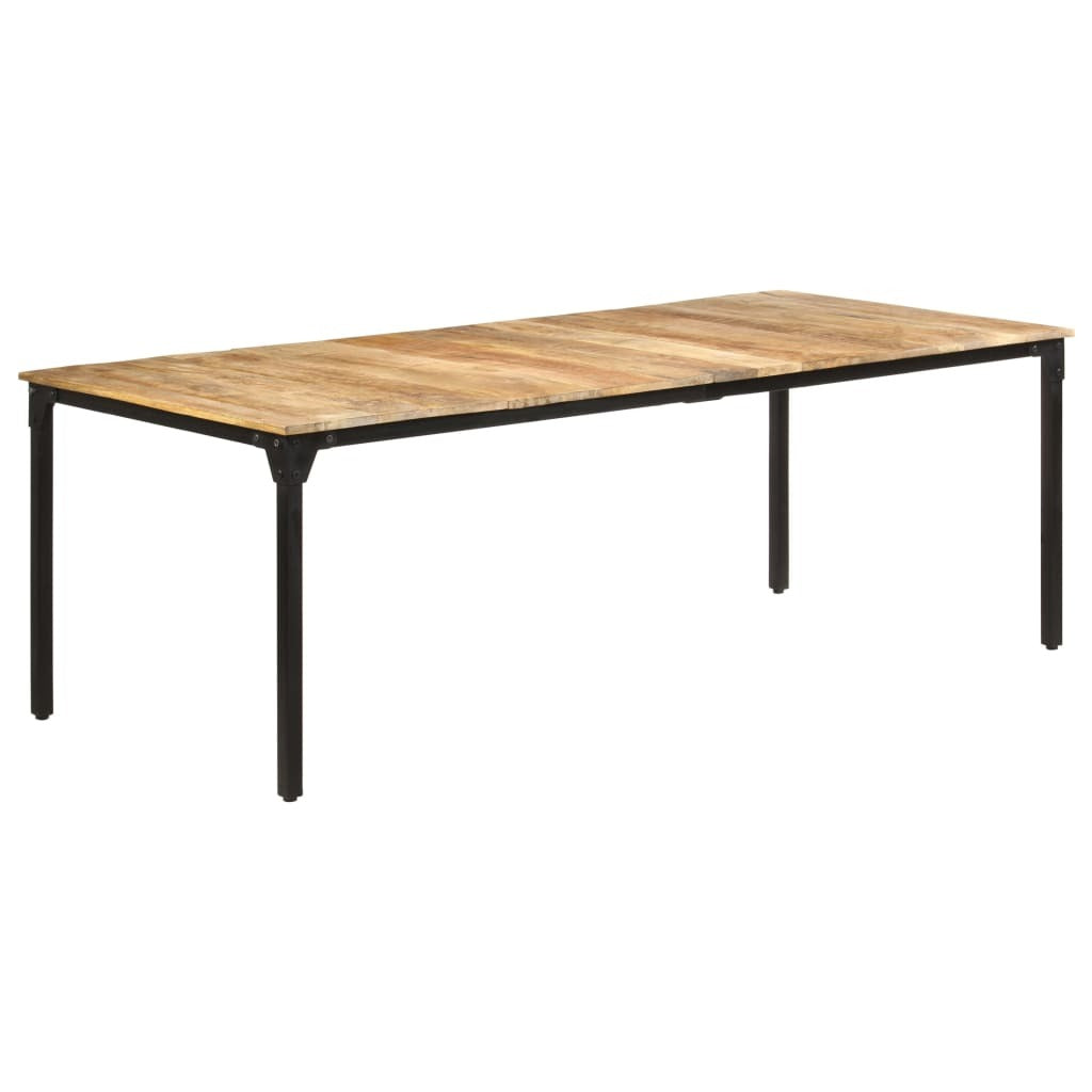 Dining Table 86.6"x39.4"x29.9" Rough Mango Wood