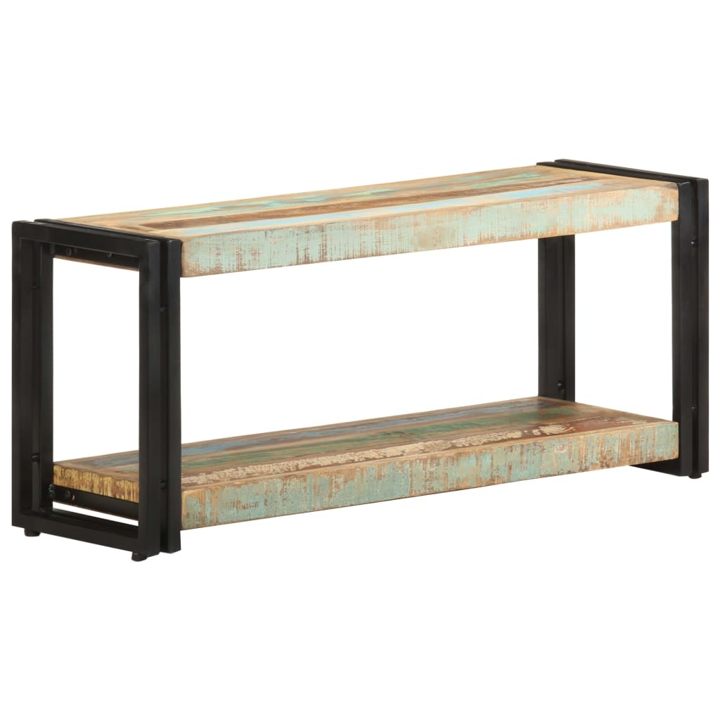 TV Stand 35.4"x11.8"x15.7" Solid Wood Reclaimed