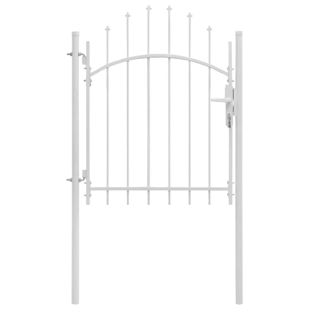 Garden Gate Steel 39.4"x68.9" White