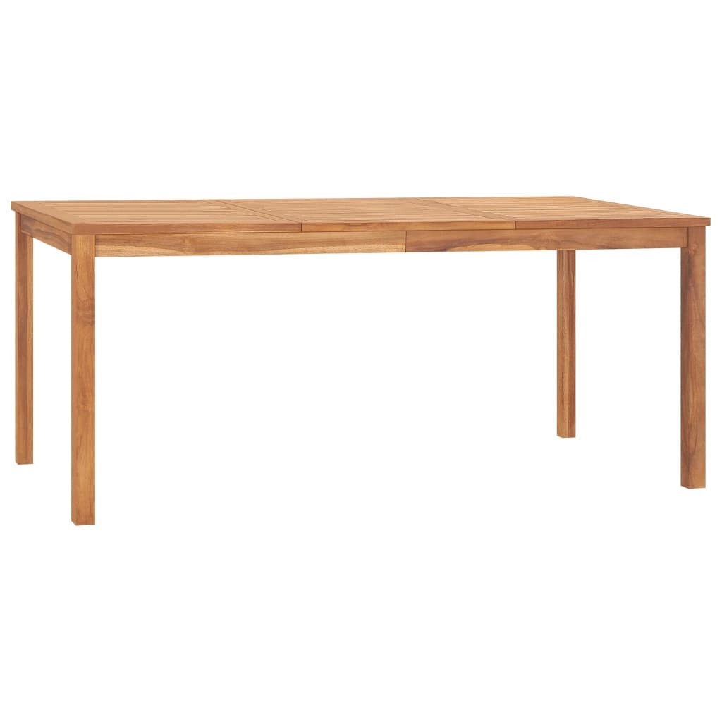 Patio Dining Table 70.9"x35.4"x30.3" Solid Teak Wood