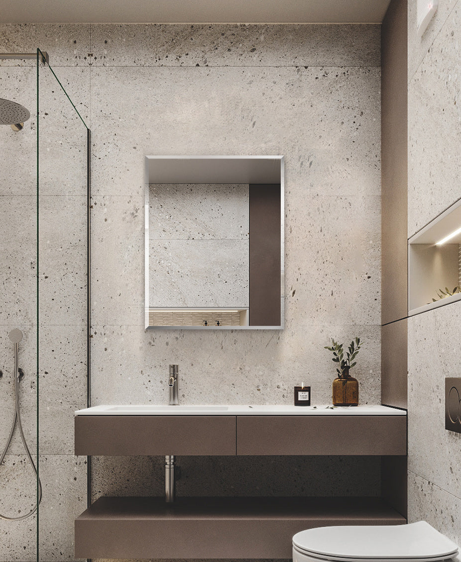 [PICK UP ONLY ]Frameless Single Doors with 2 Adjustable Shelves both for Surface Recessed Medicine Cabinet(only for pick up)