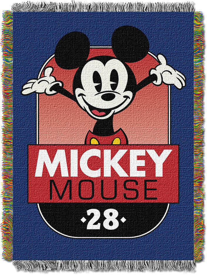 Mickey - Hi Mickey Licensed 48"x 60" Woven Tapestry Throw by The Northwest Company