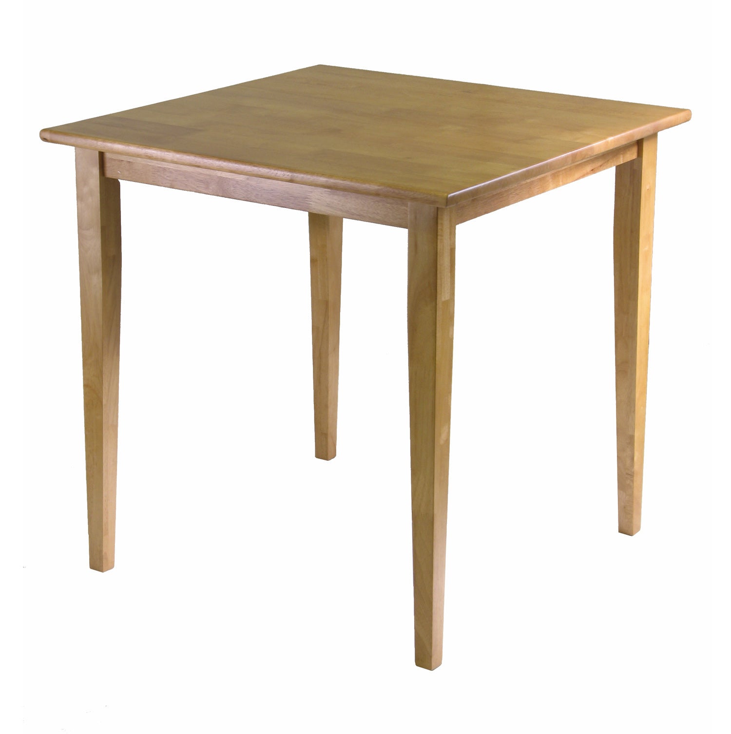 Groveland Square Dining Table; Shaker Leg; Light Oak Finish