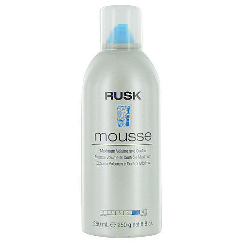 RUSK by Rusk DESIGN SERIES MOUSSE MAXIMUM VOLUME AND CONTROL FOAM 8.8 OZ