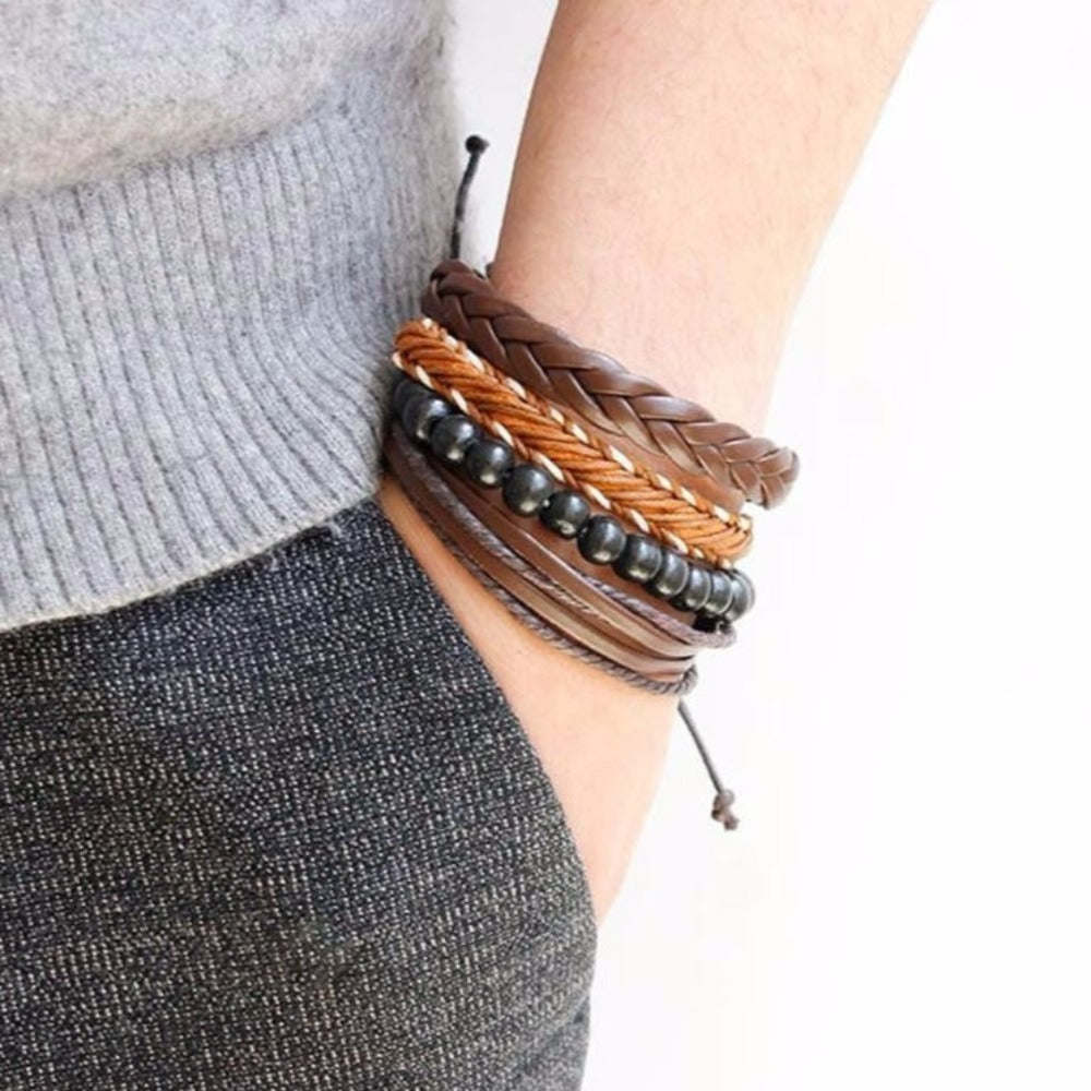 Unisex Street Style Multi-Layered Design Bracelet