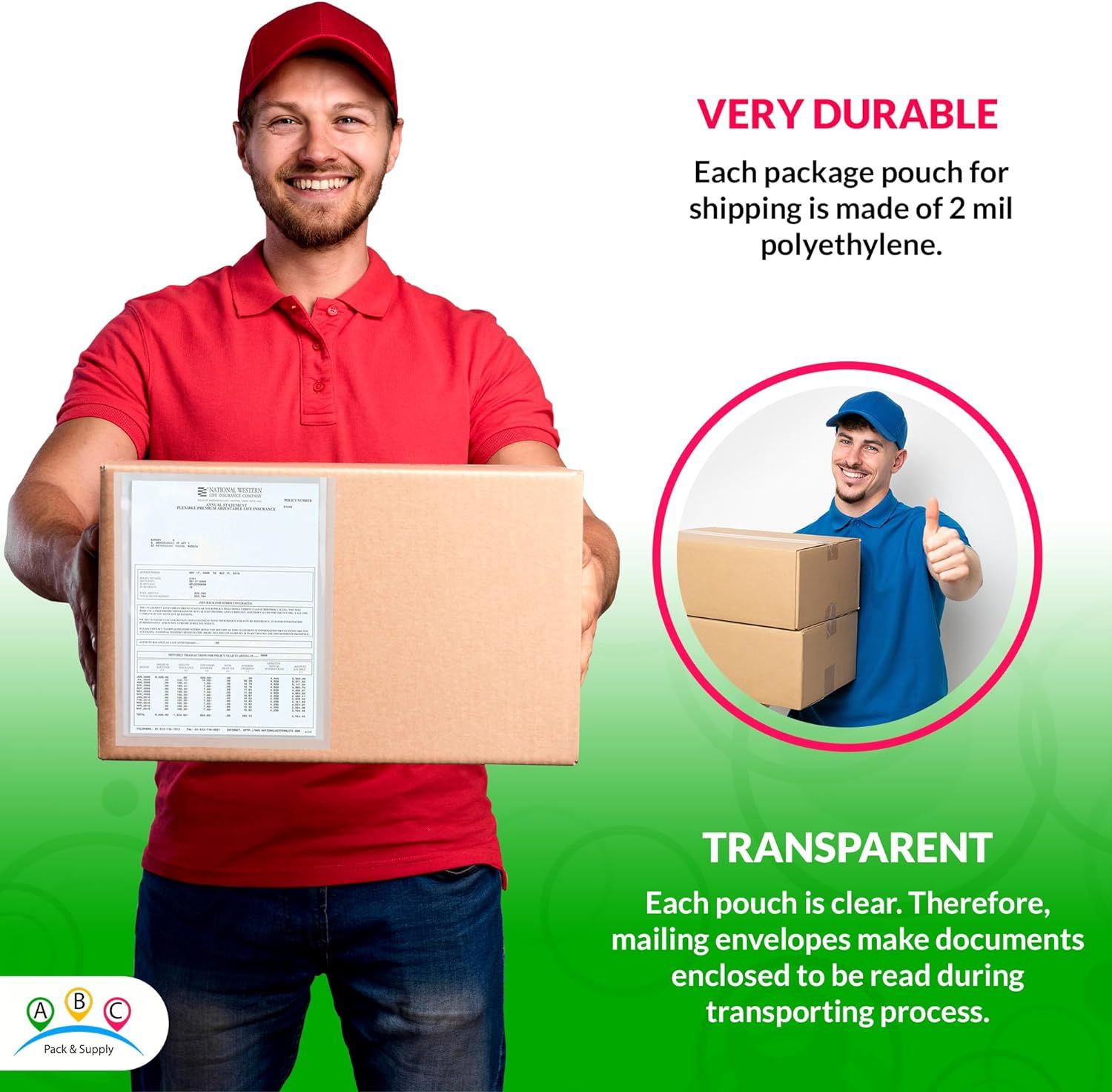 Pack of 100 Packing List Enclosed Envelope 9.5 x 12 Self-Adhesive Top Loading Shipping Label Envelope 9 1/2 x 12 Label Envelope Pouch Top Print Envelo