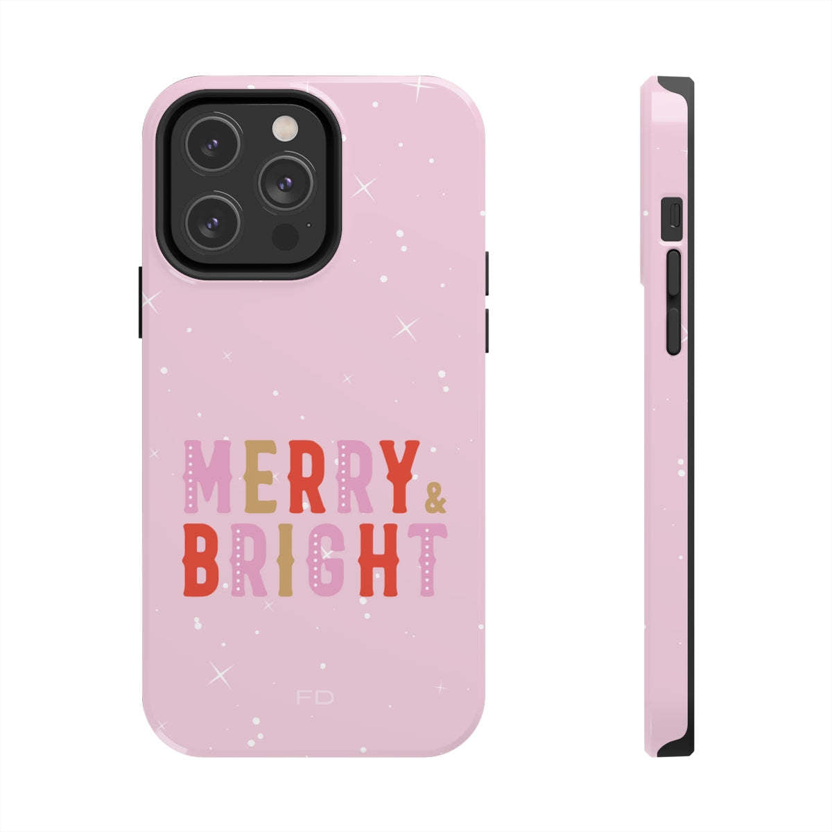 Merry & Bright Tough Case for iPhone with Wireless Charging