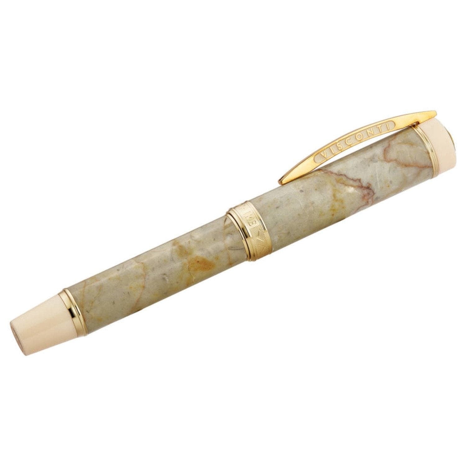 Visconti 685RL00 'Millionaire' Valencia Cream Marble Rollerball Pen