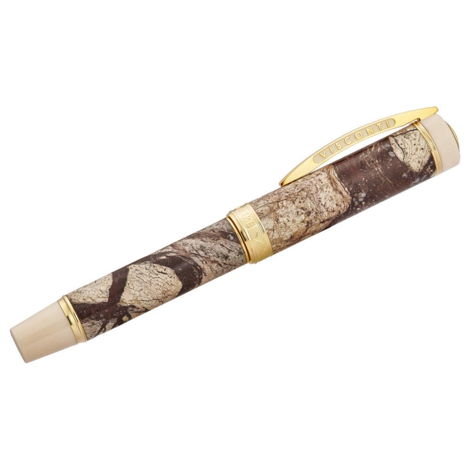 Visconti 685RL02 'Millionaire' Rain Forest Brown Marble Rollerball Pen