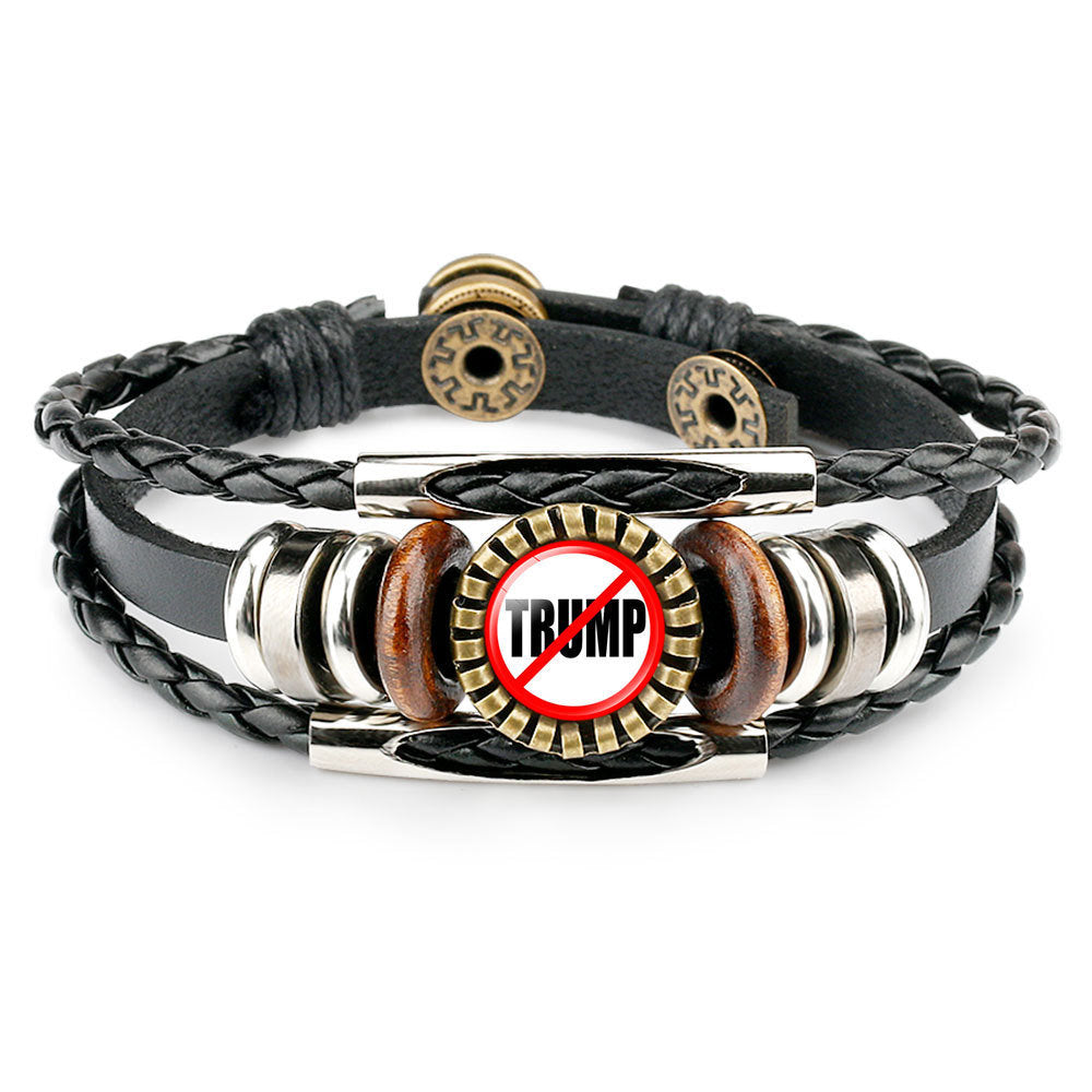 BIDEN2020 Presidential Campaign Leather Bracelet US Election Jewelry Men Women Bracelets