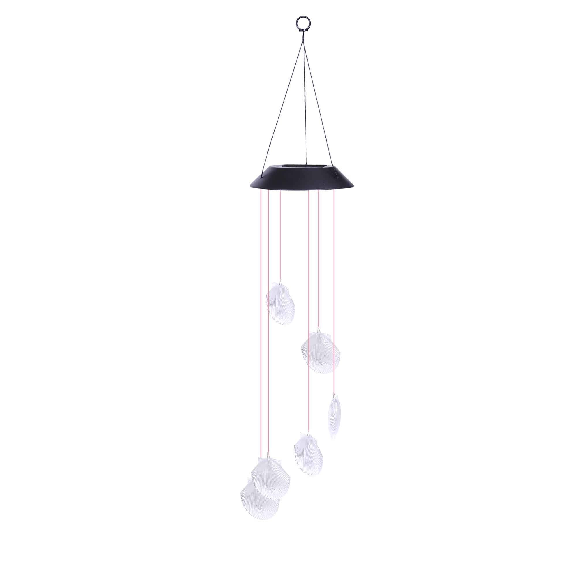 Shell Solar LED Wind Chimes