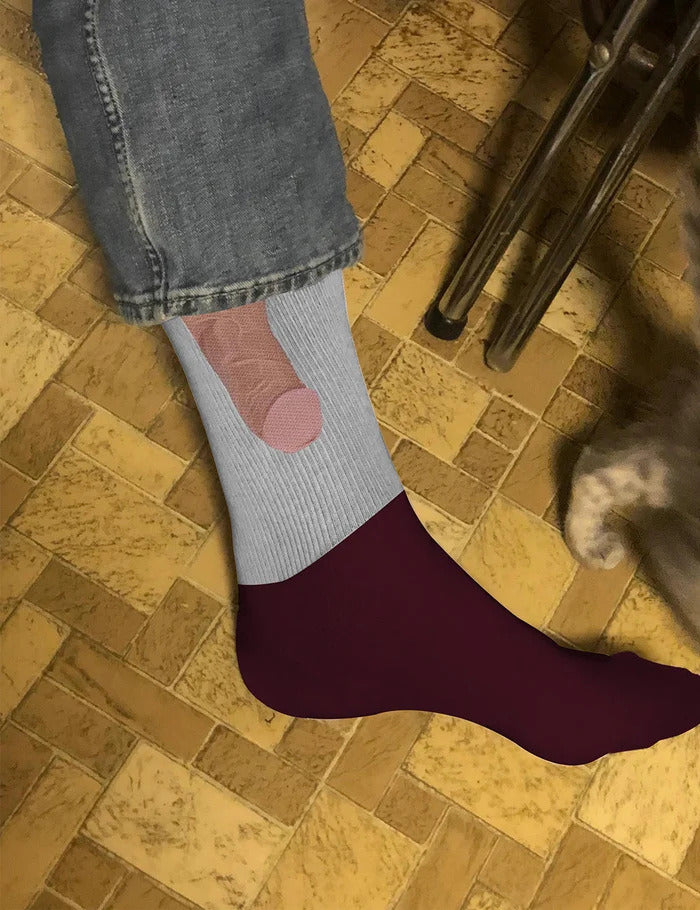 "Show Off" Socks Spoof Socks Knit Socks Socks