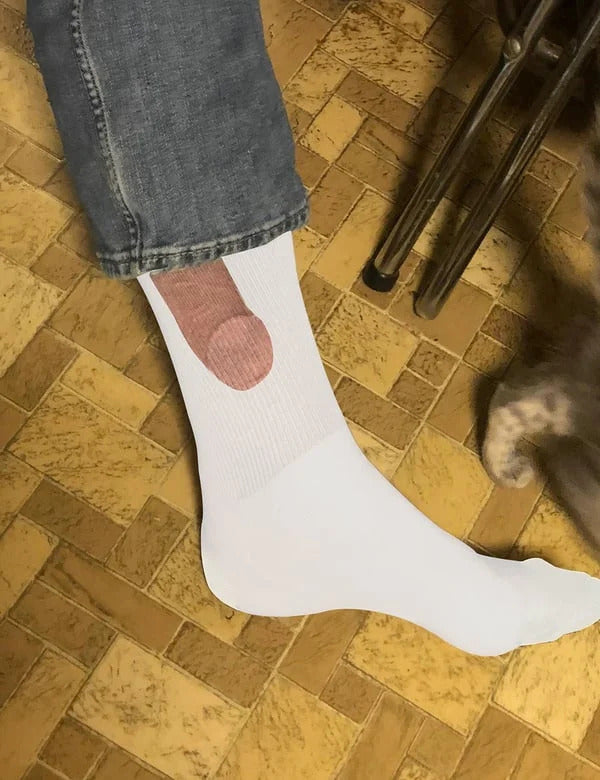 "Show Off" Socks Spoof Socks Knit Socks Socks