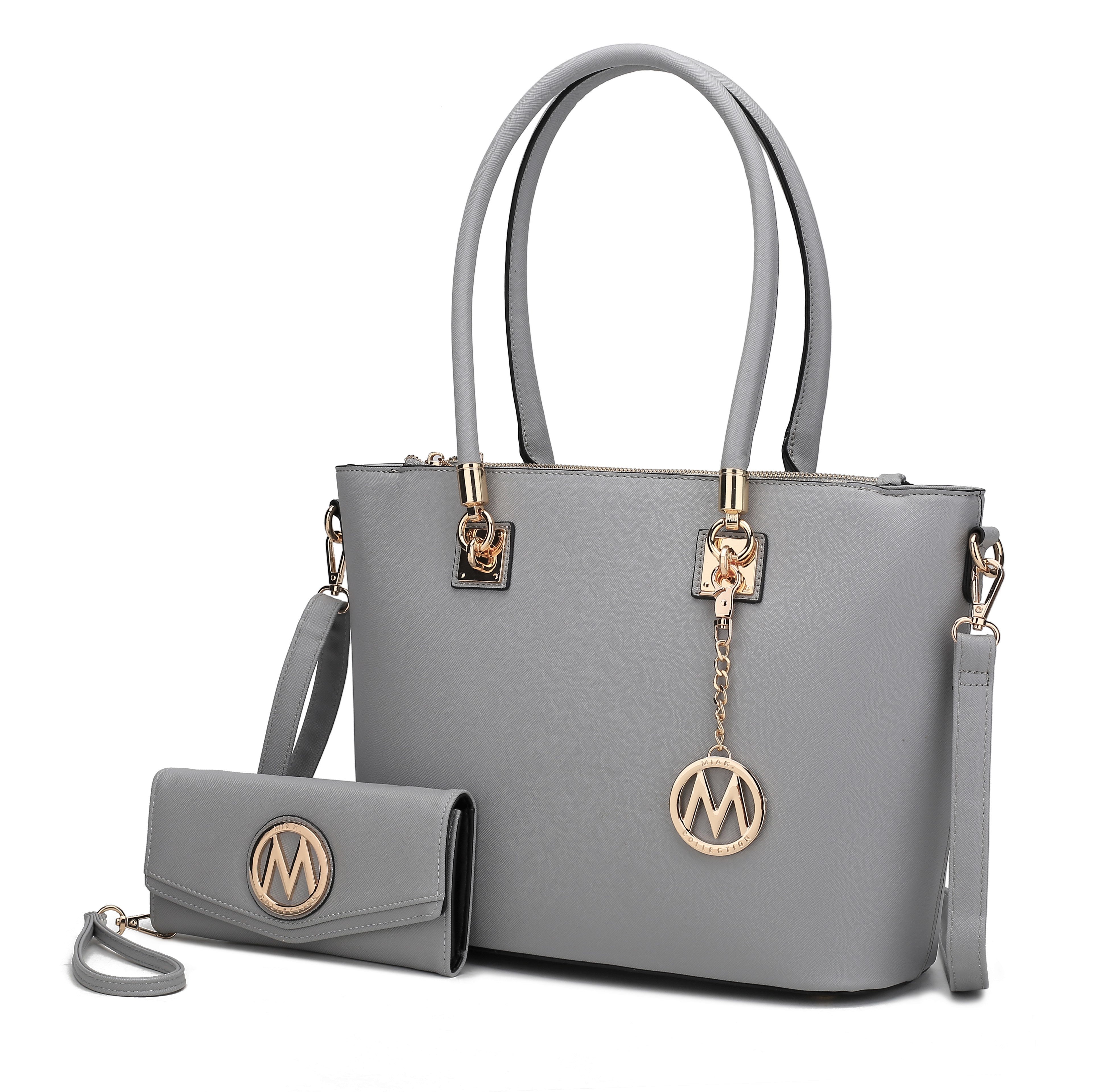 MKF Collection Vanessa Tote Handbag & Wallet Set by Mia K