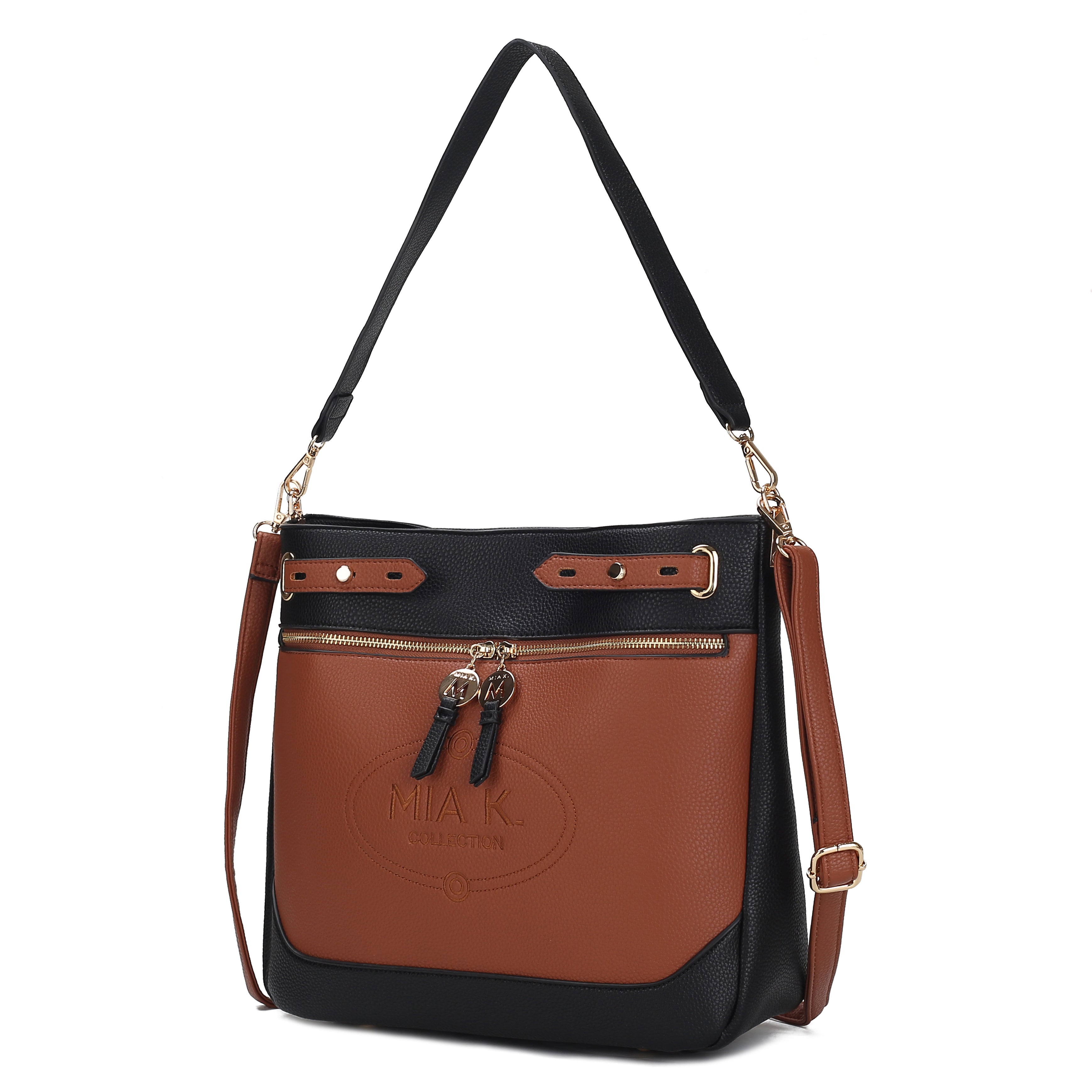 MKF Collection Evie two tone Vegan Leather Women Shoulder bag by Mia k