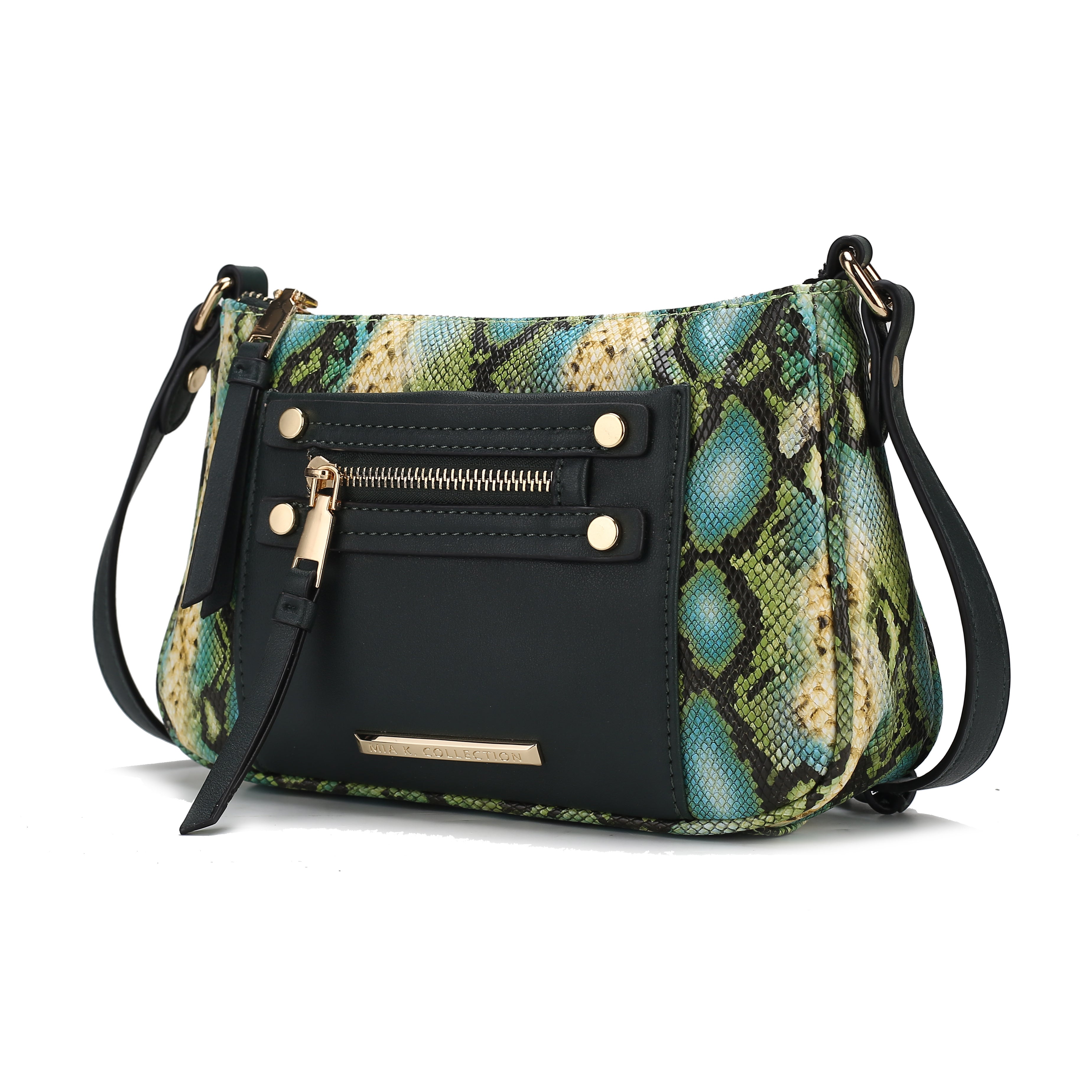 MKF Collection Essie Snake embossed Vegan Leather Crossbody by Mia K