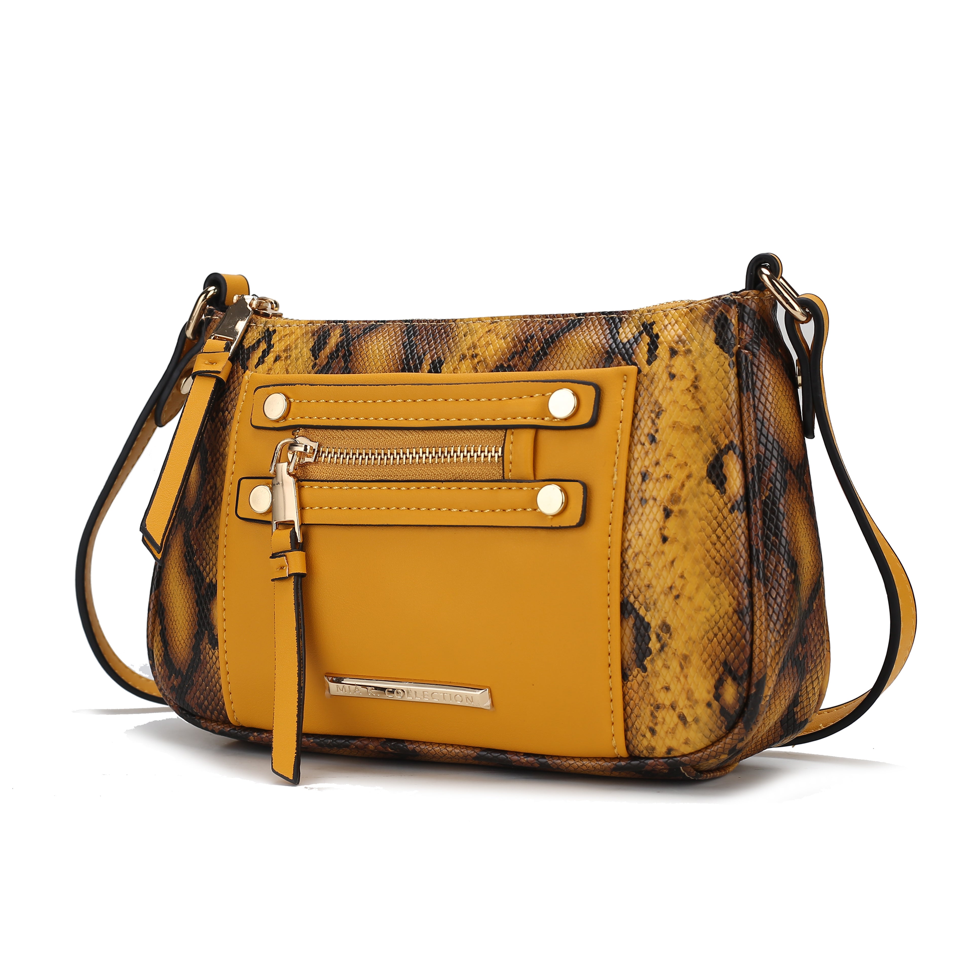 MKF Collection Essie Snake embossed Vegan Leather Crossbody by Mia K