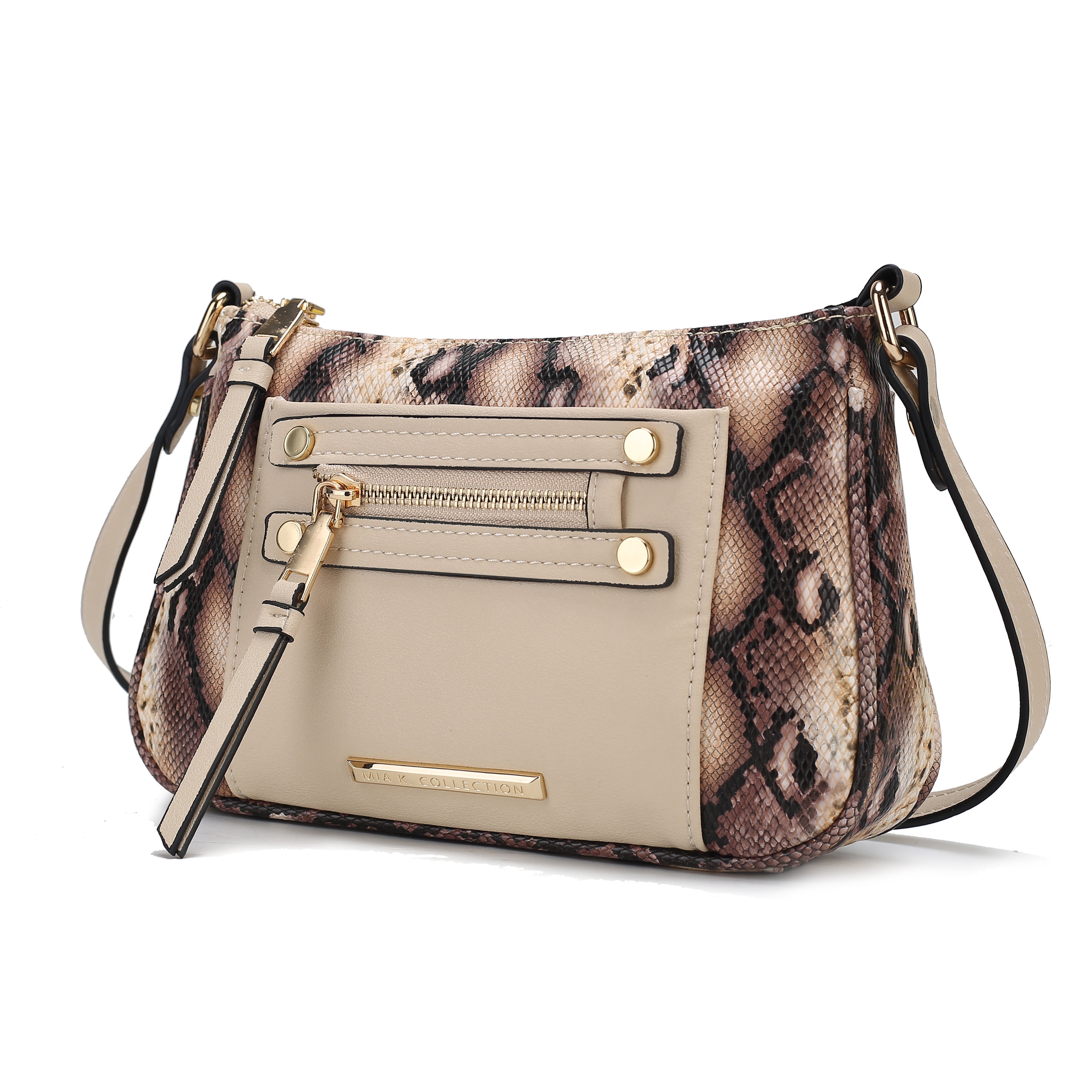 MKF Collection Essie Snake embossed Vegan Leather Crossbody by Mia K