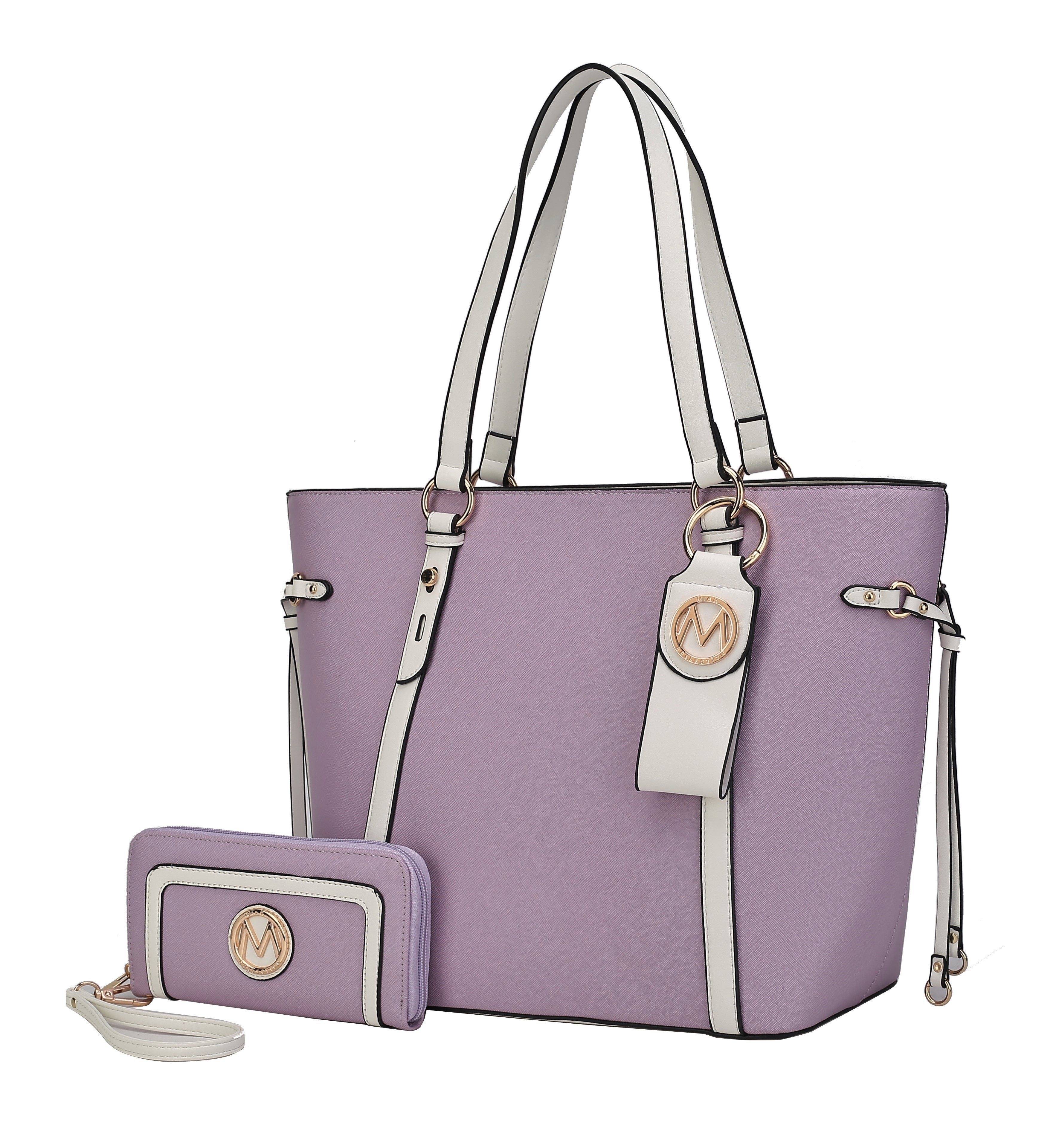 MKF Collection Kioea Tote with Wallet & Detachable Key Ring Set by Mia K