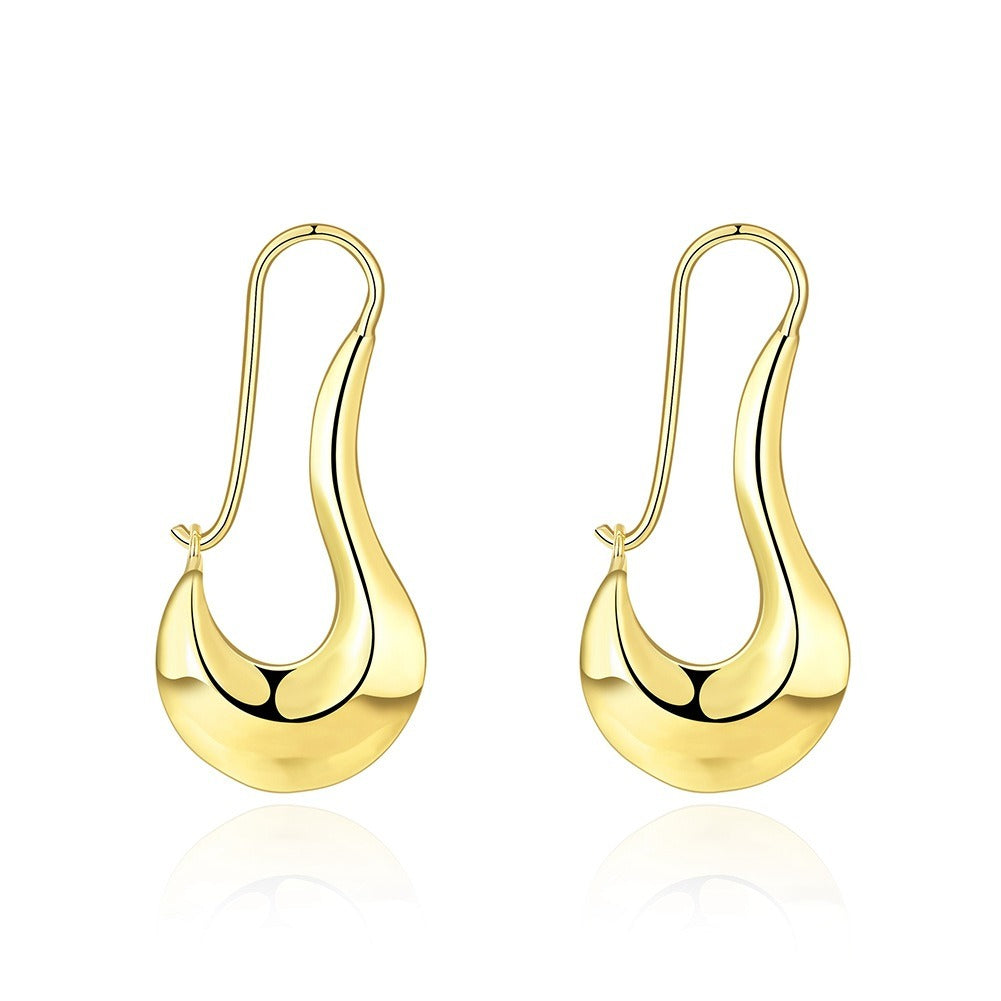 Plated Gold  earrings for women wedding jewelry gift for lover Romantic style