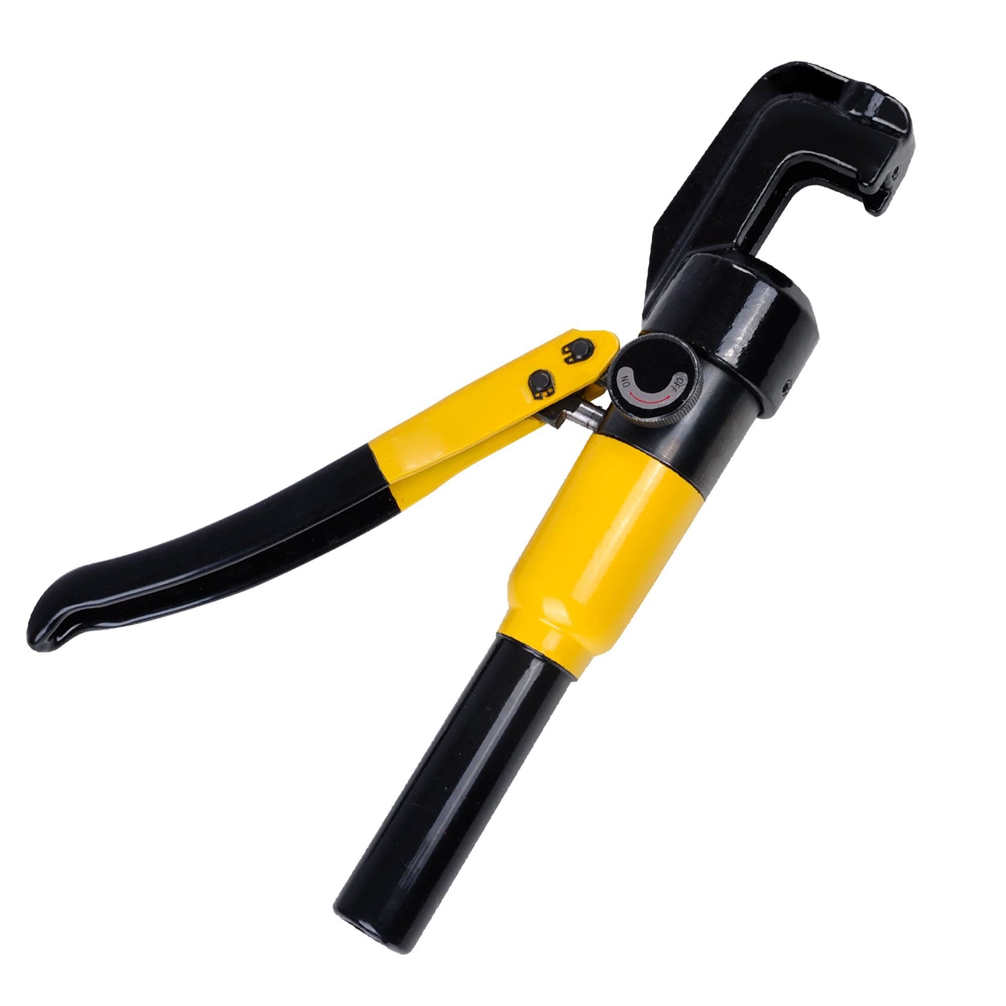 10Ton Hydraulic Wire Crimper Kit w/ 9 Dies Yellow
