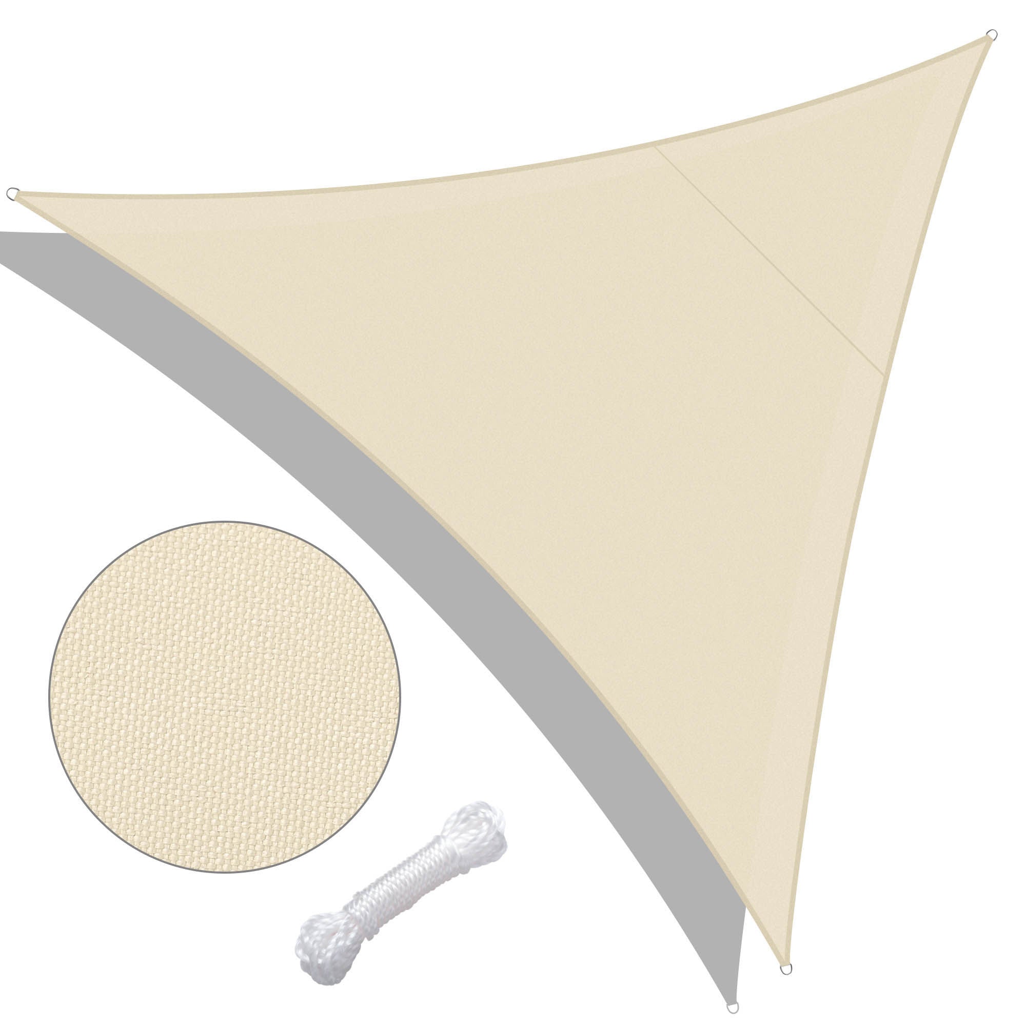 3x3x3m Triangle Sun Shade Sail/Sand