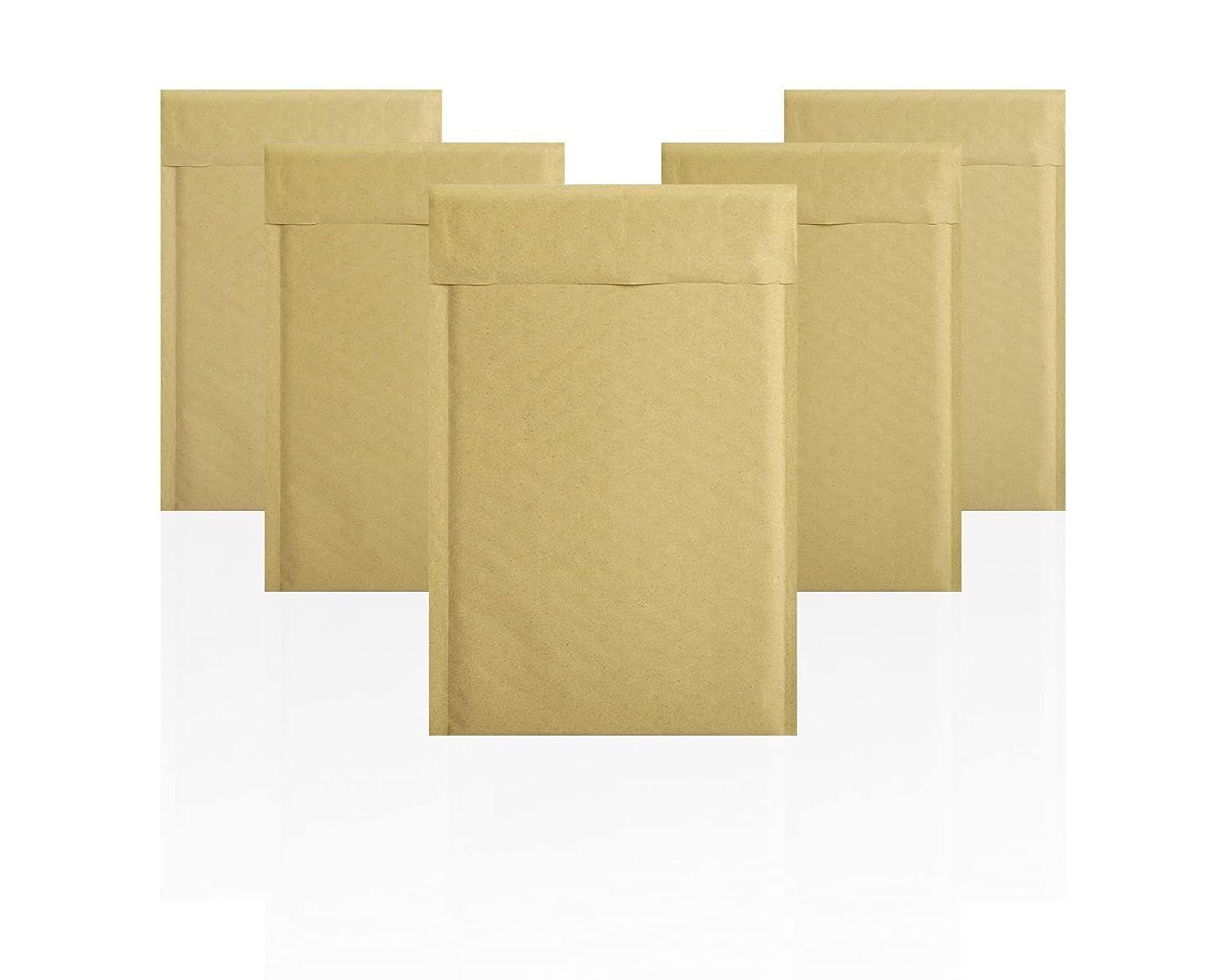 Natural Brown Kraft Bubble Mailers 5 x 9 Padded Envelopes 5x9; Pack of 700 Paper Cushion Envelopes with Peel and Seal for Mailing Shipping Packing Packaging Supplies; Paper Bag