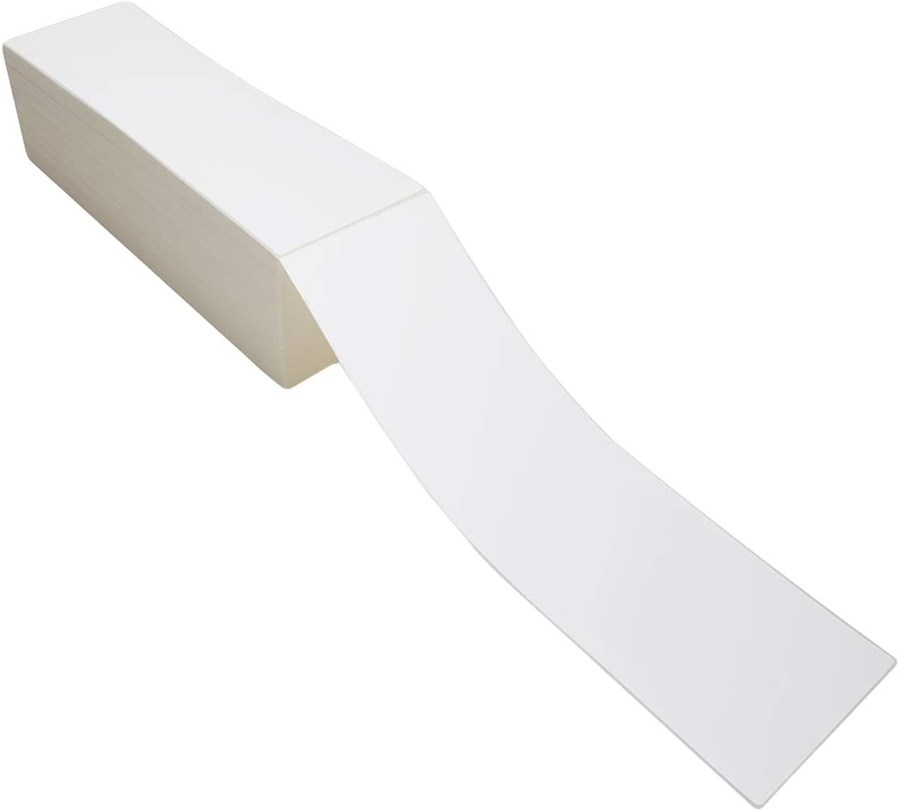 Pack of 4000 Direct Thermal Labels 4 x 6 Very Sticky. Made in The USA. Fanfold Thermal Shipping Labels 4x6. Blank Mailing Labels Сompatible with UPS; 