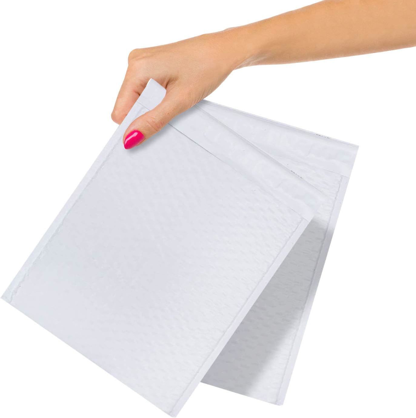 Poly Bubble Mailers Padded 6.5 x 10; White Padded Envelopes Waterproof 250 Pack; Peel and Seal Bubble Envelopes; Self Seal Padded Mailers for Shipping; Packing; and Mailing