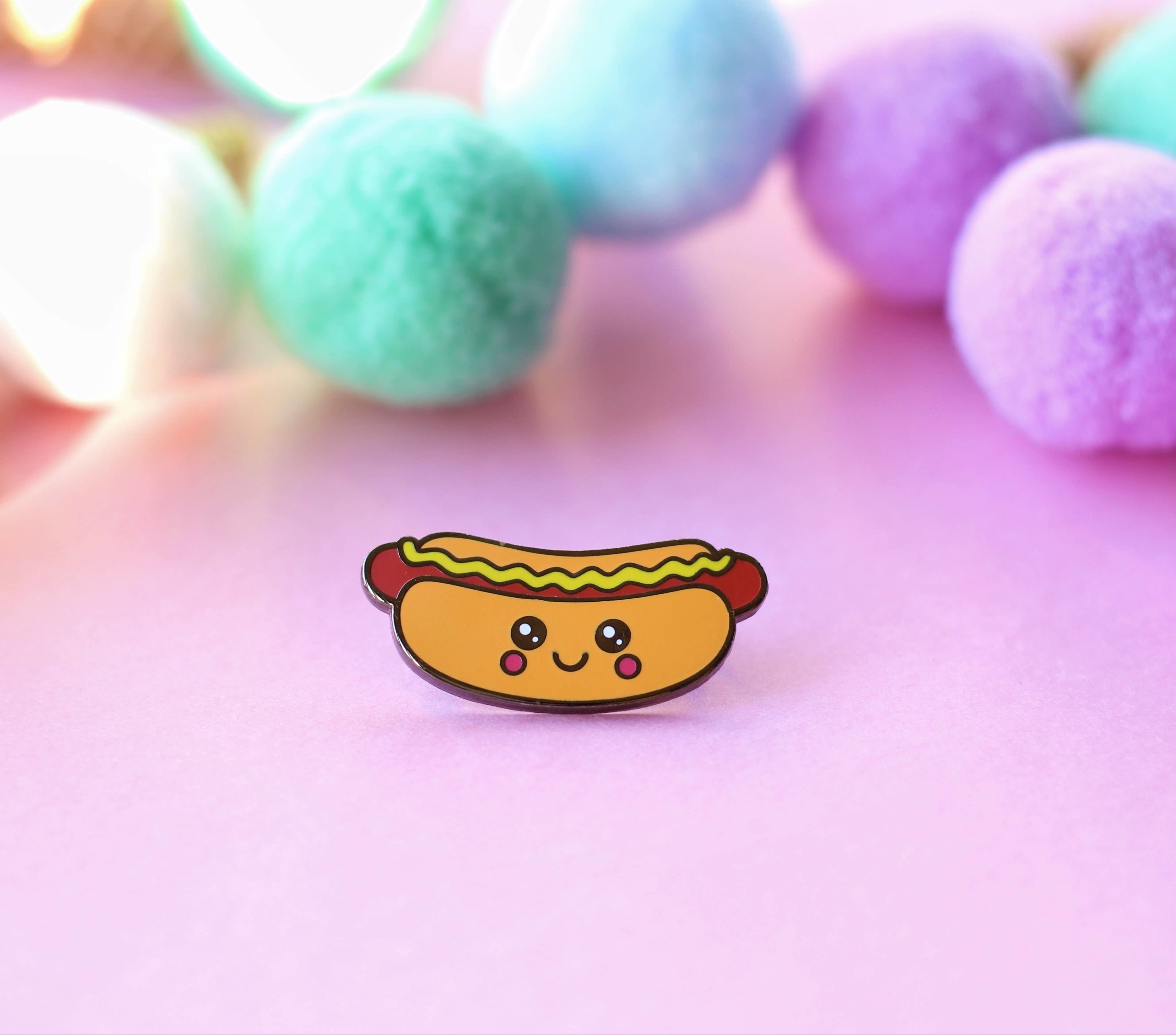 Hot Dog Pin – Super Kawaii Food Enamel Pin