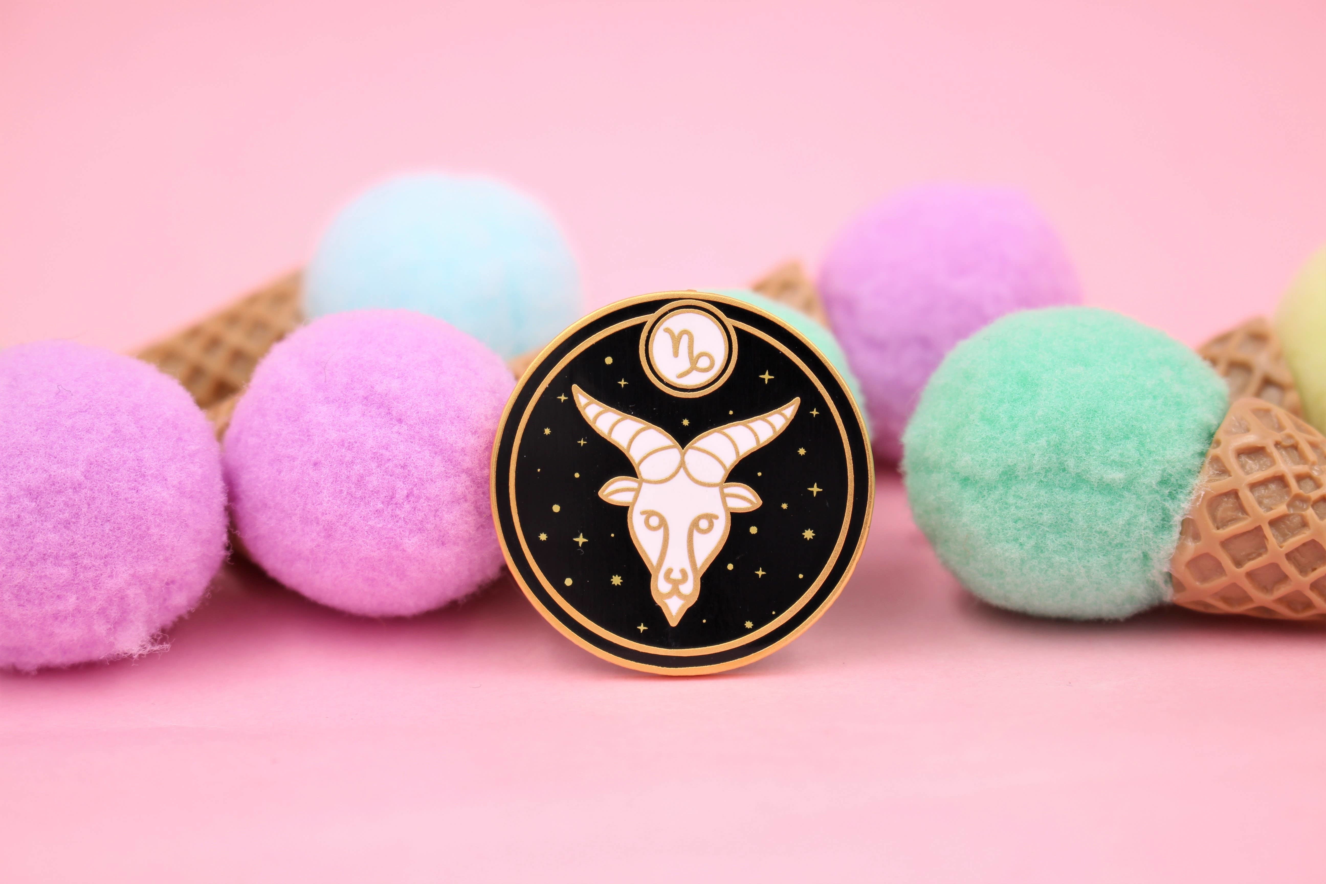 Astrological - Capricorn - Star Sign Astrology Enamel Pins