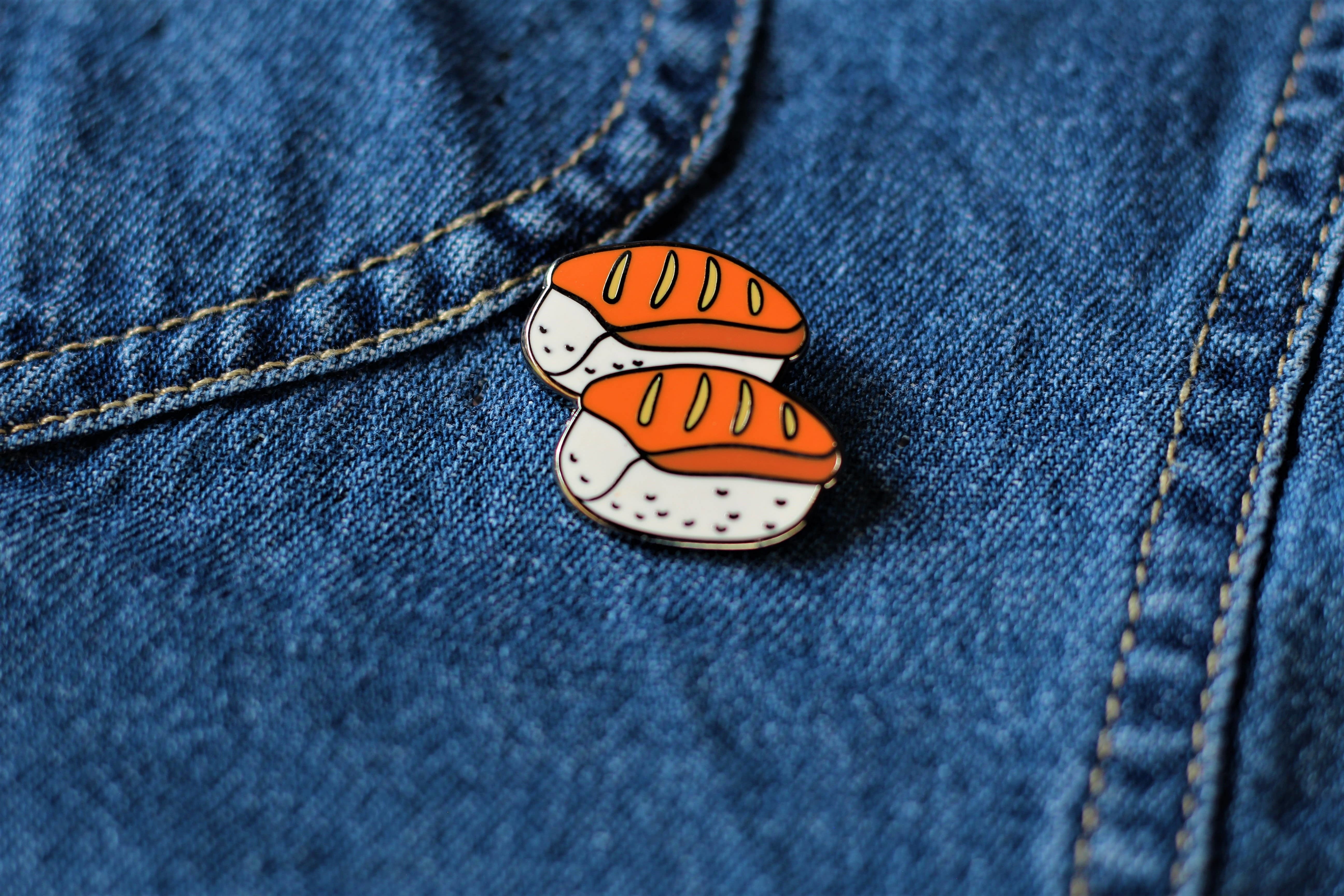 Sushi Emoji – Enamel Pin for your Life